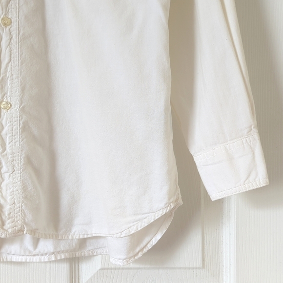 Guess by Georges Marciano 80's Vintage Long Sleeve Button Down Shirt White 1 - Picture 11 of 14